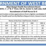 WBHRB Recruitment 2022, Apply for Staff Nurse & Assistant Superintendent @wbhrb.in