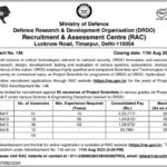 DRDO RAC Recruitment 2023, Apply for Project Scientist posts @rac.gov.in